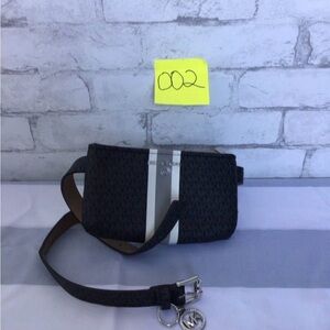 Michael Kors  Black and Gray Belt Bag